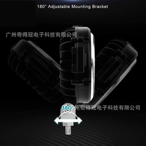 ไฟทำงาน LED ทรงกลม Qidewin ขนาด 7 นิ้ว 69W แบบสองแถว สำหรับขับขี่ออฟโรด สำหรับรถจี๊ปแรงเลอร์ ไฟสปอตติดหลังคา - Product Image 2