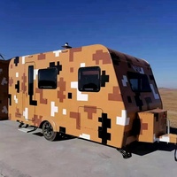 Camping-car tout-terrain sur mesure pour séjour à la ferme et camping-cars, camping-car imperméable pour les voyages et l'aventure