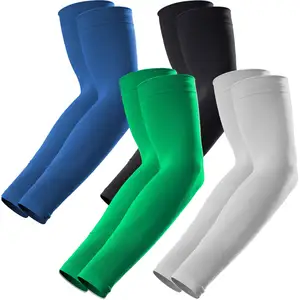 Manchons de bras pour travailler des manches de basket-ball de football athlétique pour la protection solaire avec des manches de tatouage de refroidissement de couverture UV