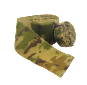 DFV0324 Cinta de Velcro de Nailon con Estampado de Camuflaje, Resistente a la Decoloración, con Hebilla Adhesiva, Apta para Uso en Exteriores - Product Image 1