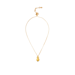 <b>Pineapple</b> Pendant <b>Necklace</b> 316L Stainless Steel PVD Gold Plating Fashion Jewelry - Product Image 2