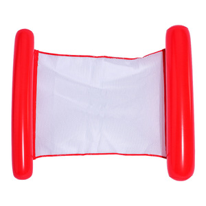 Hamaca inflable lista para enviar con respaldo de doble uso plegable de red para silla de salón flotante de agua interior y exterior - Product Image 3