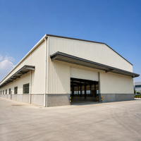 Structure en acier industrielle préfabriquée à installation facile, vente directe avec finition anti-corrosion