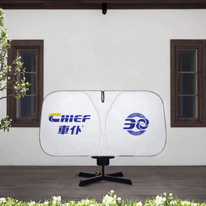 Parasol Plegable Portátil de Lujo con Logotipo Personalizado para el <span class=keywords><strong>Interior</strong></span> del Automóvil, para Camry, Corolla, Civic, Accord, Ford, Nissan, Tesla, Delantero - Product Image 3