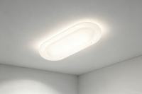 Abat-jour rectangulaire en acrylique blanc laiteux pour suspension et plafonnier – Cache-luminaire de remplacement