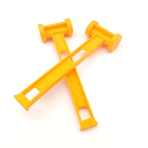 Martillos de Plástico Amarillos para Exteriores, Juego de Herramientas para Clavar Estacas en Tiendas de Campaña - Product Image 1