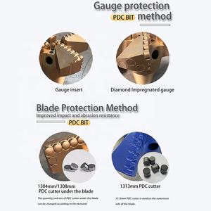 Punta da trapano PDC a 4 lame Henan Whirlwind per perforazione di pozzi d'acqua, certificata CE ISO - Product Image 5