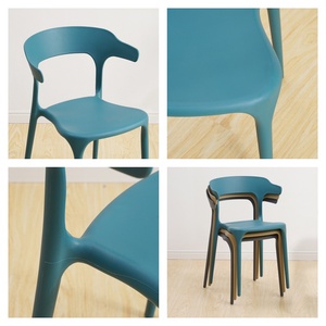 Chaises de salle à manger décontractées modernes et convertibles en plastique pour adultes, idéales pour les restaurants, cafétérias et salles de conférence (vente en gros) - Product Image 5