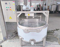Équipement de fabrication de fromage à petite échelle pour le lait Cuve à fromage de 1000 litres