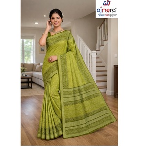 Elegantes Saris de Algodón Suti para Mujer, Lujosos y Cómodos, Estilo Tradicional Clásico, para Fiestas, Oficina, Uso Casual, Todas las Temporadas, Protección Solar - Product Image 6