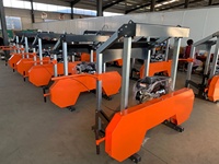 Scierie portative horizontale automatique pour le traitement du bois, scierie à bande pour bois et grumes