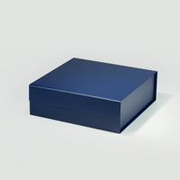 Boîtes cadeaux rigides magnétiques noires A5 peu profondes, en matériaux recyclés, avec doublure en éponge, emballage de détail en carton, vernis sélectif UV et gaufrage