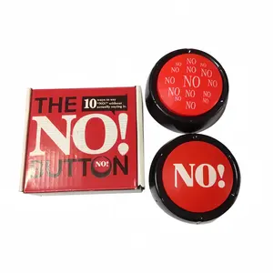 Hot sale funny YES No talking button custom sound voice easy button sound answer buzzer push sound buttons