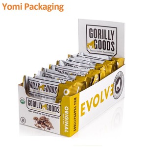 Barritas Envoltorio Proteïne Verpakking Snoep Verpakt Zonder Suiker Chocoladereep Verpakking Pakket Energierepen - Product Image 1