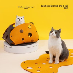 Jouet pour chat, tunnel modulaire en papier, griffoir-labyrinthe, tunnel d'escalade pour chat, espace combiné pour dormir et jouer, griffoir pour chat - Product Image 2