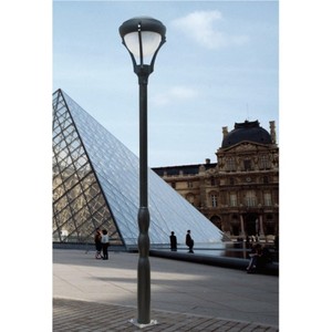 Colonne d'éclairage paysager LED 3-5m en acier inoxydable pour extérieur, hôtel, place publique, lampe à économie d'énergie, tube T5 - Product Image 2