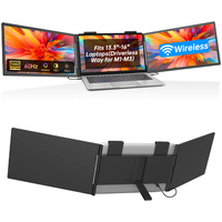 Vente mondiale en promotion : Écran portable double sans fil Eimio OEM 1080P, extension d'écran pour ordinateur portable, 14 pouces