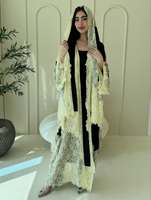 Robe de soirée de luxe 2026 pour fête, mariage, Dubaï, Turquie, mode, dentelle, patchwork, abaya, robe élégante, musulmane