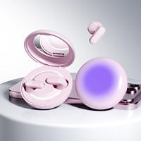 Écouteurs sans fil intra-auriculaires M162 TWS avec miroir de maquillage, son spatial 720, appels HD, réduction de bruit ENC, casque basse fréquence V6.0