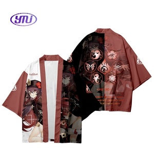 43 estilos Halloween Genshined <span class=keywords><strong>Impact</strong></span> Cloak HuTao <span class=keywords><strong>Klee</strong></span> Furina Neuvillete <span class=keywords><strong>Cosplay</strong></span> Color impresión mujeres hombres Anime dibujos animados ropa - Product Image 2