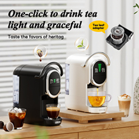 Machine à café Cafelffe MK-609S 6-en-1, pression de 20 bars, 7 niveaux de réglage de la hauteur de l'eau, réservoir de 600 ml, expresso chaud/froid, compacte