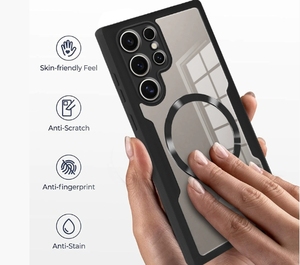 Front + Back 360 độ bảo vệ đầy đủ từ trường hợp điện thoại cho iPhone 16 Pro Max trở lại bao gồm Samsung Galaxy S25 siêu trường hợp điện thoại - Product Image 3