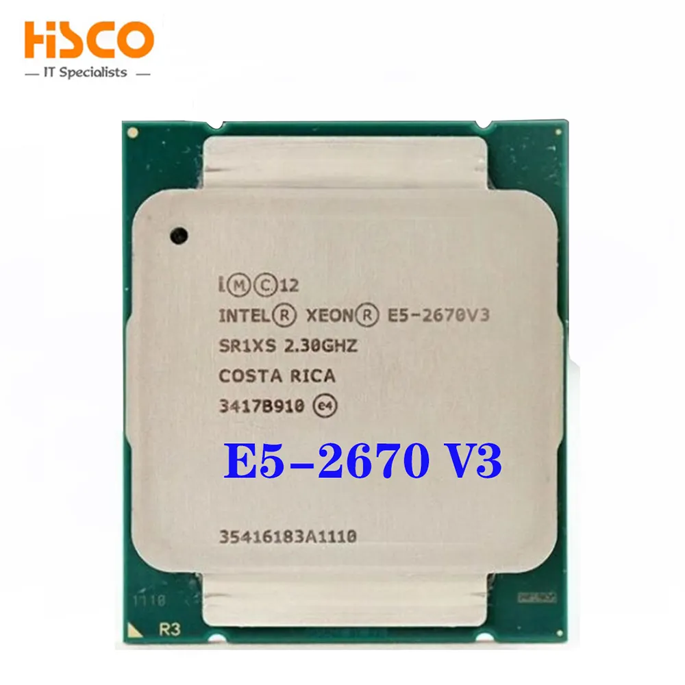 E5-2670V3 procesador de servidor de ordenador Original, CPU Xeon (caché de 30M, 2,30 GHz)
