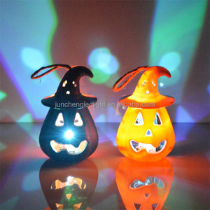 Décoration d'horreur portable : Guirlande lumineuse LED citrouille, accessoires de décoration de lieu, lampe LED citrouille d'Halloween - Product Image 4