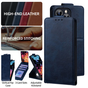 Étuis de luxe en cuir pour téléphones portables, étui à rabat vertical pour Samsung Galaxy S26 Ultra S25 S24 Plus S23 S22 <span class=keywords><strong>FE</strong></span> avec fente pour cartes et portefeuille - Product Image 2