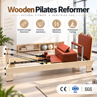Reformer Pilates Commercial en Bois Personnalisé pour Studio - Équipement de Pilates en Bois