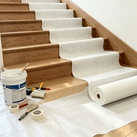 Tapis de sol auto-adhésif non tissé blanc imperméable et anti-poussière pour la rénovation de maison et les projets de décoration intérieure
