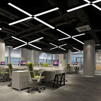 Lampe Led suspendue pour bureau Commercial, luminaire décoratif de plafond, 36/48/60W