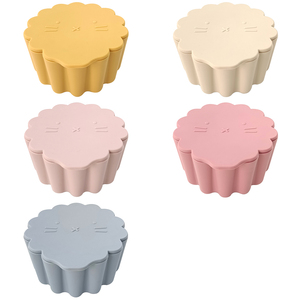 Caja de Silicona de Grado Alimenticio con Forma de León, Caja de Aperitivos para Bebés, Contenedor de Alimentos para Llevar, Bolsa de Almacenamiento, Vajilla, Tazón - Product Image 3