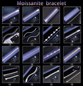 Factory Price Hip Hop Diamond Jewelry Vvs Moissanite 925 Silver 8mm Iced Out for Men Cuban Moissanite Bracelet - Product Image 5