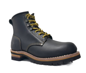 Stivali <span class=keywords><strong>da</strong></span> Lavoro in Pelle di Alta Qualità con Punta in Acciaio per Boscaioli - Product Image 3