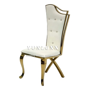 Sillas <span class=keywords><strong>de</strong></span> Hotel <span class=keywords><strong>de</strong></span> Lujo <span class=keywords><strong>de</strong></span> Acero Inoxidable <span class=keywords><strong>de</strong></span> Alta Calidad y Estilo Moderno, Sillas para Eventos, <span class=keywords><strong>Banquetes</strong></span> y Cenas al Aire Libre - Product Image 2