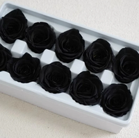 Gedroogde rozen P-3, 3-4cm hartvormig, aanpasbare kleuren, kerst- en bruiloftdecoratie, boeket, cadeauverpakking
