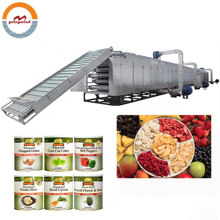 Automatic dried fruit and vegetable production line dehydrated dry ...