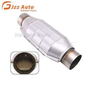 Aksesoris sistem knalpot performa tinggi perisai panas TWC Catalyst keramik tanpa konverter katalis Universal Port O2 - Product Image 2