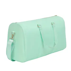 Borsone personalizzato No MOQ per borsa da viaggio da donna borsa da notte in Nylon Weekender