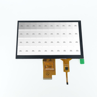 Écran LCD 7 pouces 1024x600 IPS TFT 40 broches LVDS avec liaison OCA, tactile capacitif, pour affichage intelligent de la maison