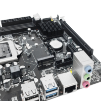 Motherboard h 61 LGA 1155 Micro Atx H61 PC Motherboard DDR3 CPU Dual Channel Desktop H61 Mother Board UNTUK Gaming PC DDR3 3rd