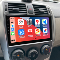 Autoradio Android 15 de 9 pouces avec GPS pour Toyota Corolla 2007-2013, CarPlay sans fil, Android Auto, lecteur multimédia