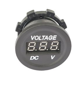 Medidor de Voltaje Digital DC para Baterías de Automóviles de 12-24V con Carcasa de PC Ignífuga para Vehículos Universales - Product Image 4