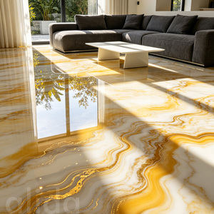 Revêtement de sol en résine époxy pigmentée Alida 100 % solide, résistant aux UV, pour sols métalliques, adhésifs et scellants pour le travail du bois, application au pinceau - Product Image 4