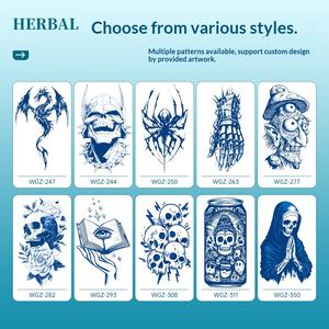 Tatuaje Temporal Semipermanente de Simulación de Tatuaje para <span class=keywords><strong>Antebrazo</strong></span>, Estilo Moderno Minimalista, Impresión por Transferencia de Agua, Herbal Juice WGZ1-120 - Product Image 5