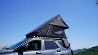 Carpa de Techo Rígida de Aleación de Aluminio para 2 Personas, 4 Estaciones, Ultra Impermeable, Sistema de Camping para SUV y Viajes por Tierra