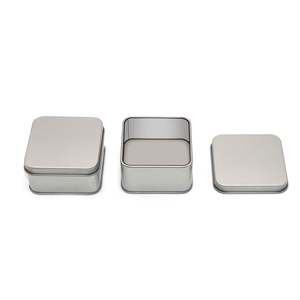 Mini tin tấm kim loại hộp phong cách mới hình vuông 50 gam khối lượng trà tin có thể đóng gói hộp thiếc tùy chỉnh - Product Image 5
