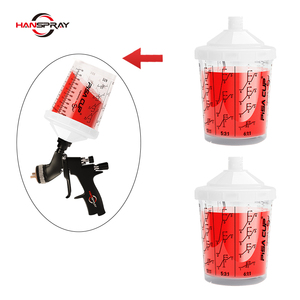<span class=keywords><strong>Hot</strong></span> bán sơn <span class=keywords><strong>Spray</strong></span> cup sơn súng phun 600ml 125mic Lọc sơn Pisa trộn cup - Product Image 5