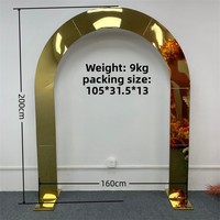 Arco de Boda Más Vendido, Soporte para Fondo, Estructura de Hierro Galvanizado para Globos